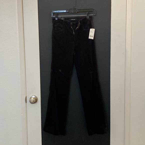 NWT J Brand High Rise Maria Flare Velvet Petite Jeans (Size 24 ) - Picture 4 of 9